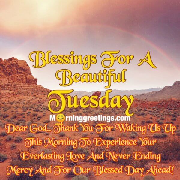 30 Amazing Tuesday Morning Blessings Morning Greetings Morning