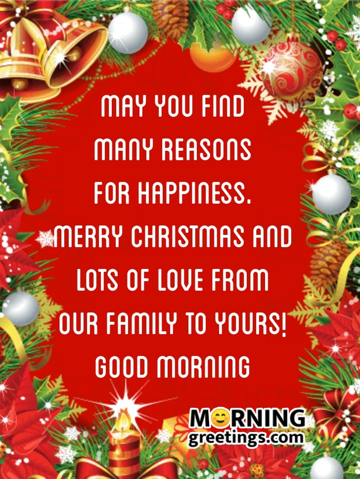 59+ Christmas Good Morning Quotes | Life Quotes