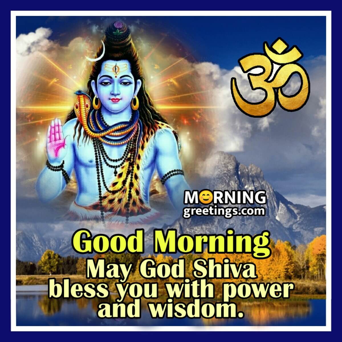 Good Morning Wishes With Lord Shiva Images Lord Siva Blessings | My XXX ...