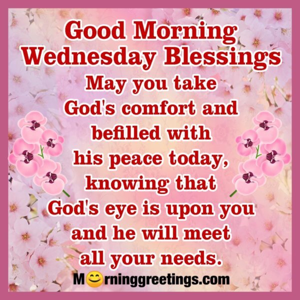 30 Amazing Wednesday Morning Blessings - Morning Greetings – Morning ...