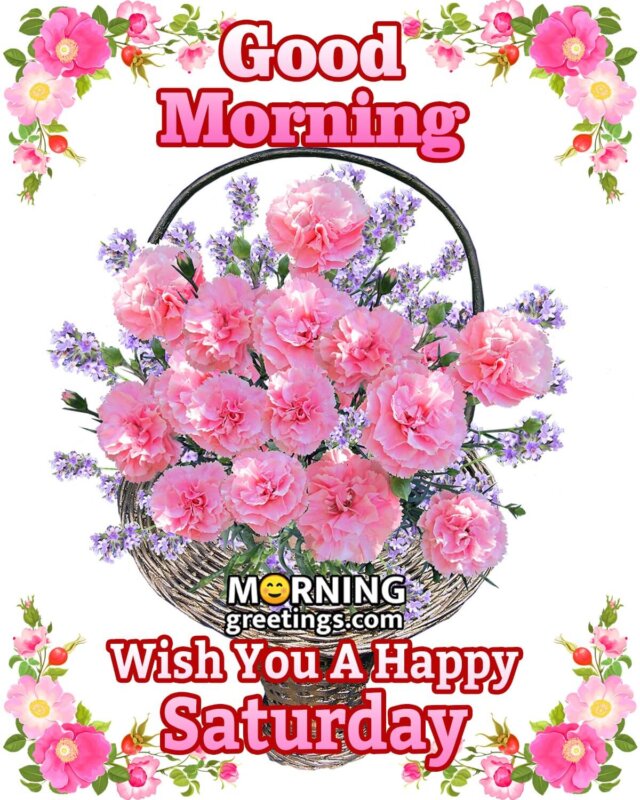 50 Good Morning Happy Saturday Images - Morning Greetings – Morning ...