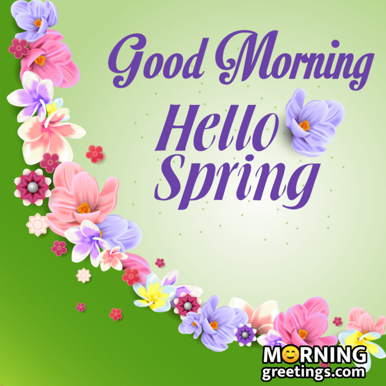 30 Good Morning Spring Wishes - Morning Greetings – Morning Quotes And