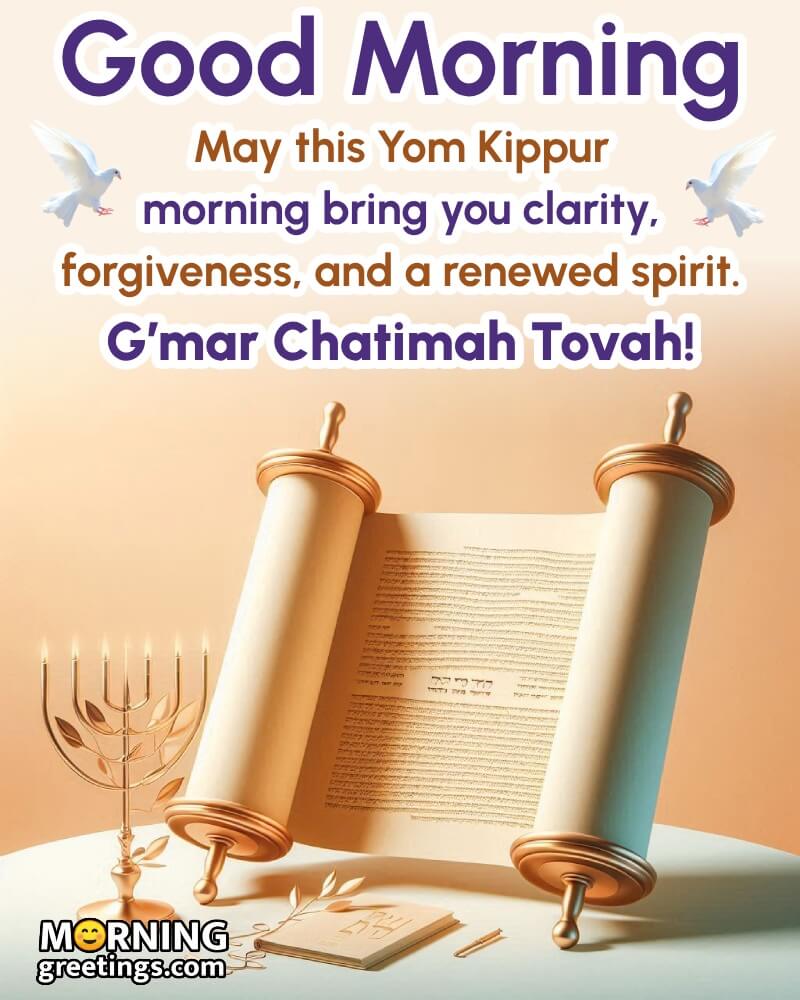 Amazing Morning Yom Kippur Pic