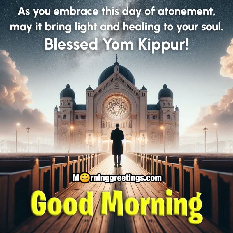 Morning Blessed Yom Kippur Status Pic