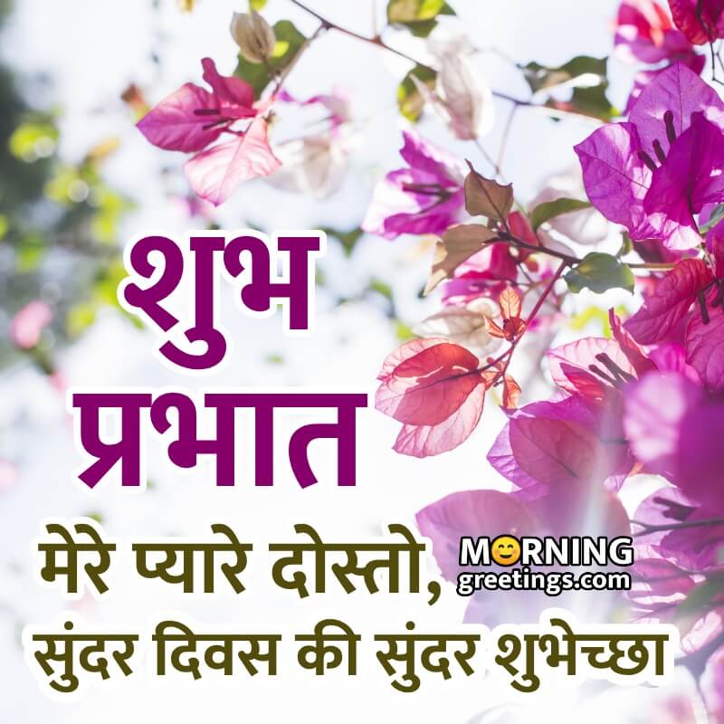 Morning Message Photo For Best Friend In Hindi