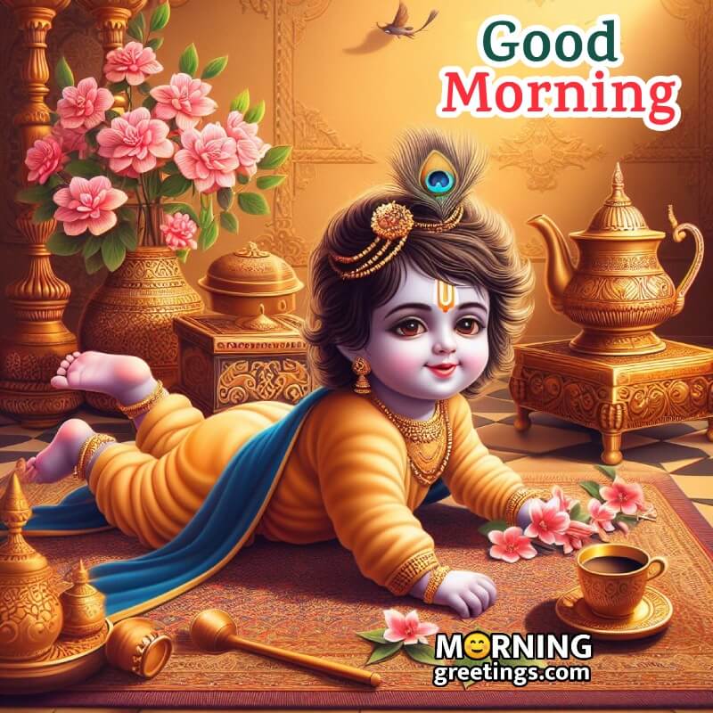 Good Morning Bal Krishna Lovely Pic
