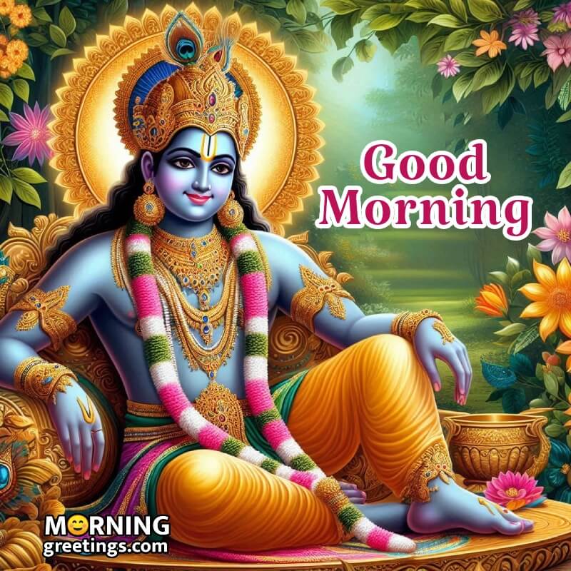 Good Morning Shree Krishna Best Image