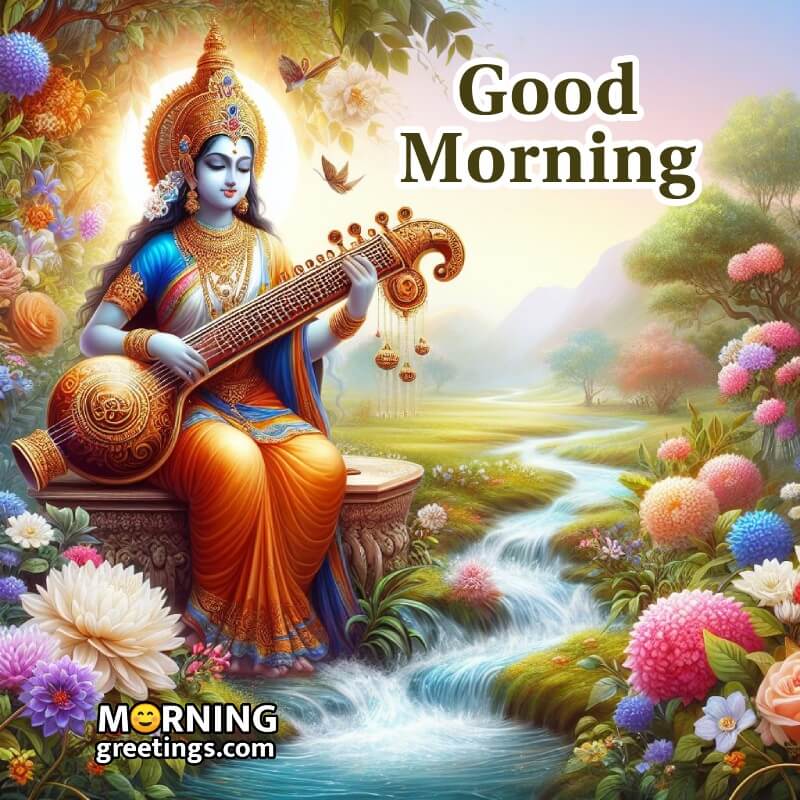 Morning Goddess Saraswati Pic