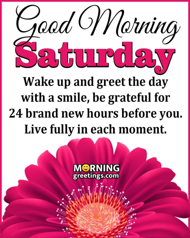 50 Splendid Saturday Quotes Wishes Pics Morning Greetings Morning 