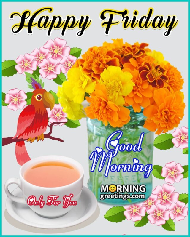 50 Good Morning Happy Friday Images - Morning Greetings – Morning ...