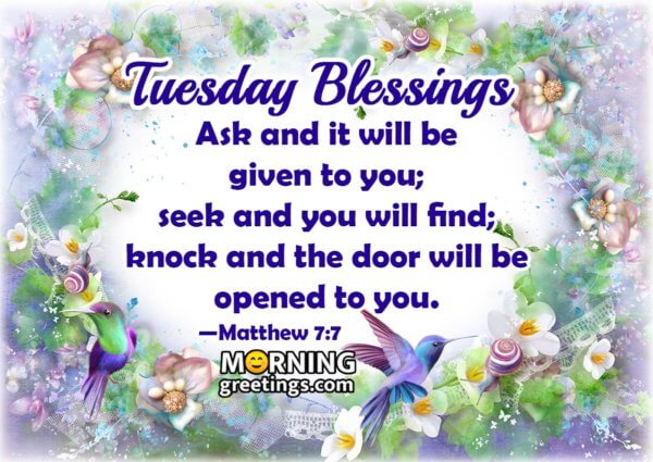 30 Amazing Tuesday Morning Blessings - Morning Greetings – Morning ...