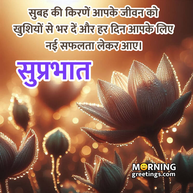 Morning Hindi Success Message Photo