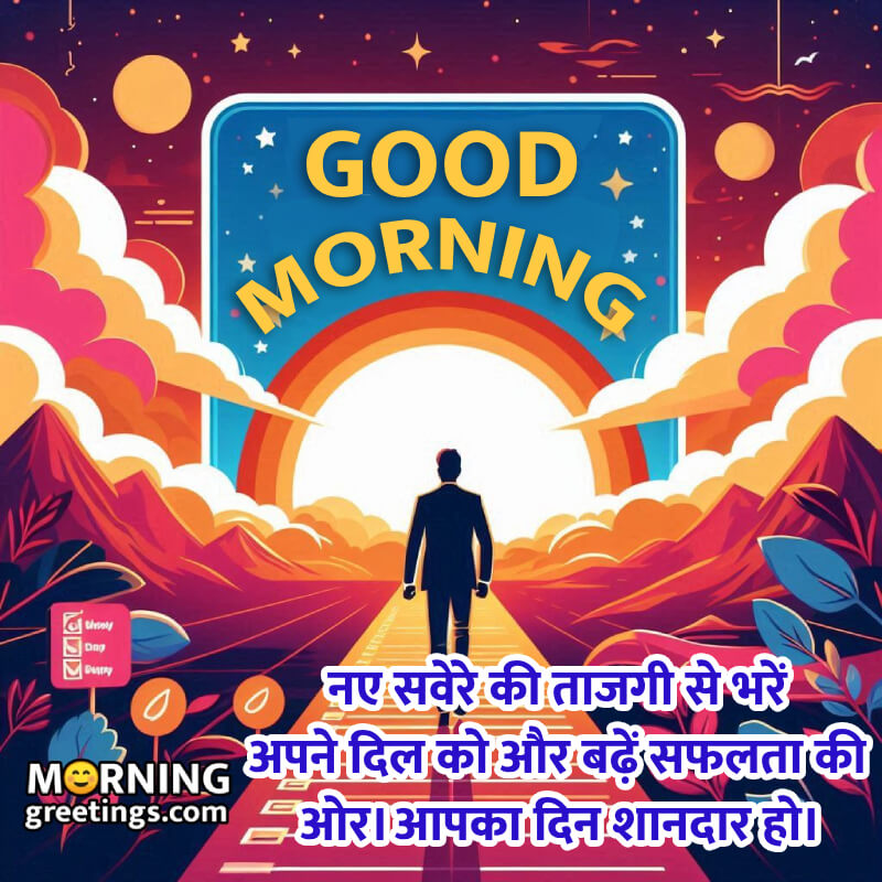 Morning Hindi Success Wish Picture