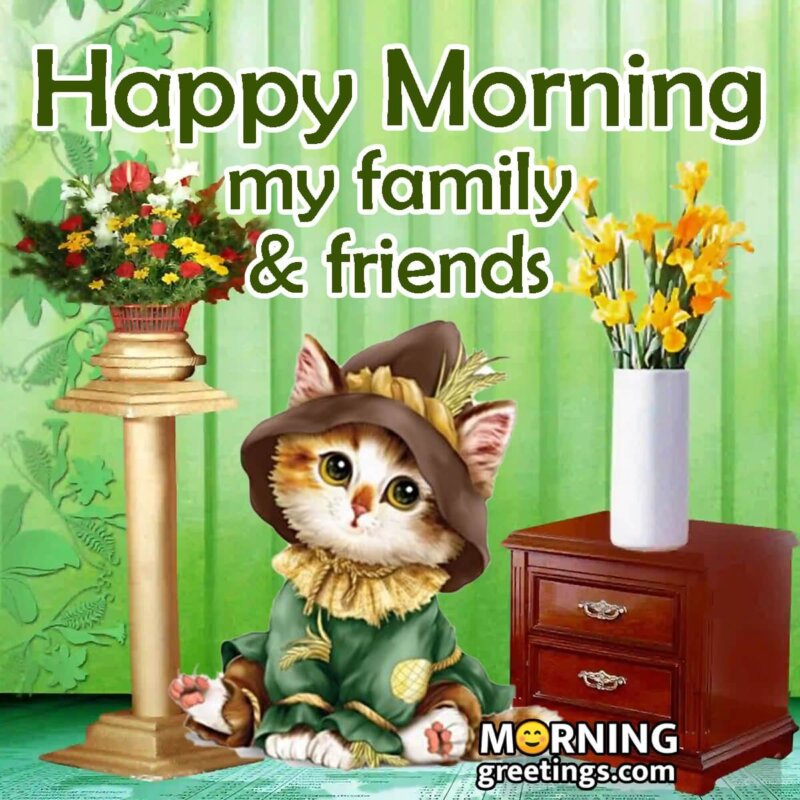 30 Cute Cat Morning Greetings - Morning Greetings – Morning Quotes ...