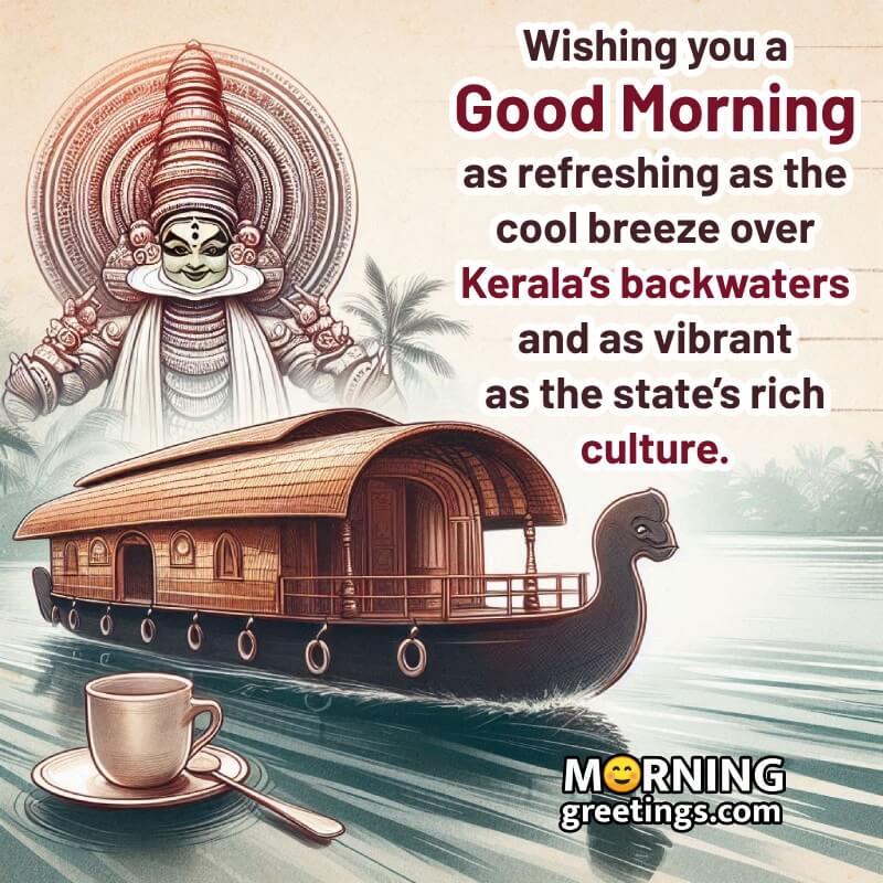 Kerala Morning Wishing Photo