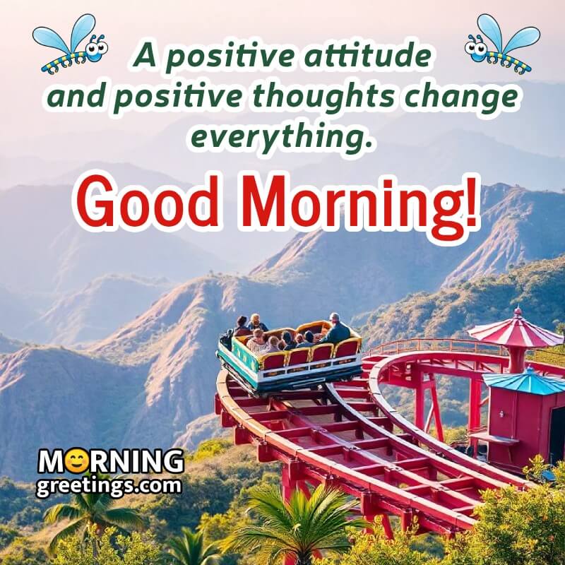 Good Morning Positive Changes Quote Image