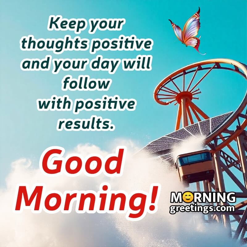 Good Morning Positive Result Quote Pic