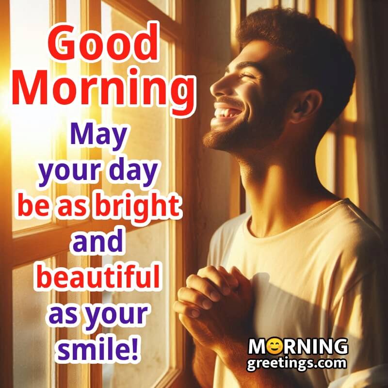 Good Morning Smile Best Wish Image