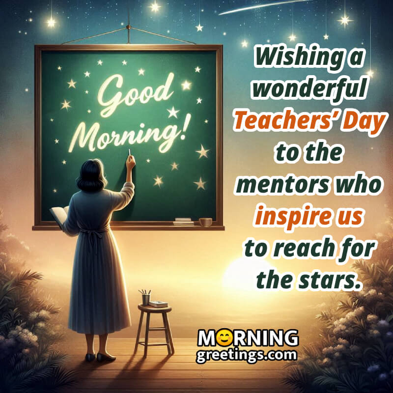 Good Morning Teachers’ Day Appriciation Wishing Picture