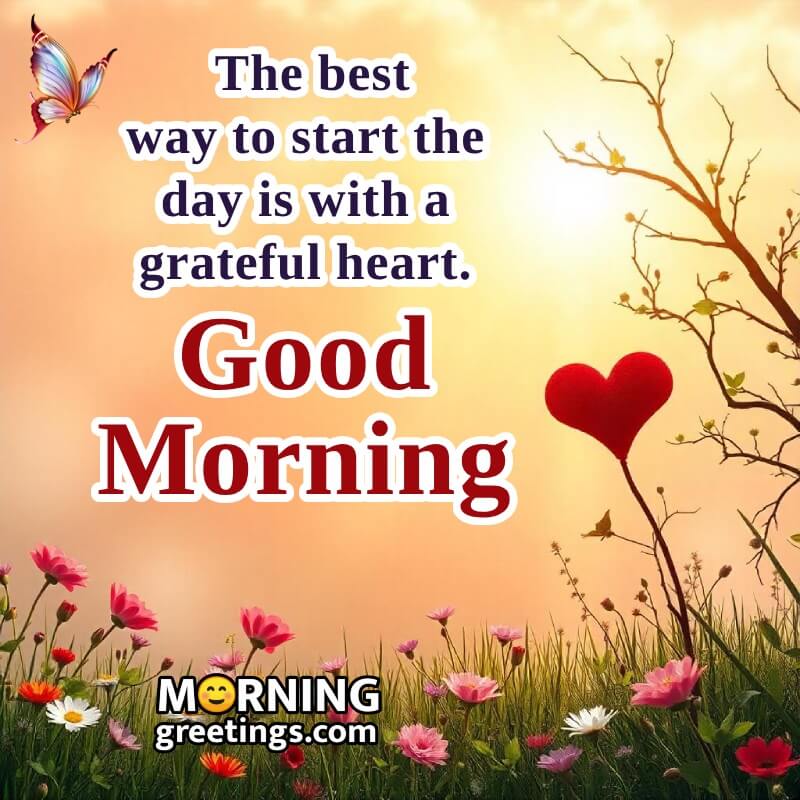 Morning Heart Quote Wonderful Picture