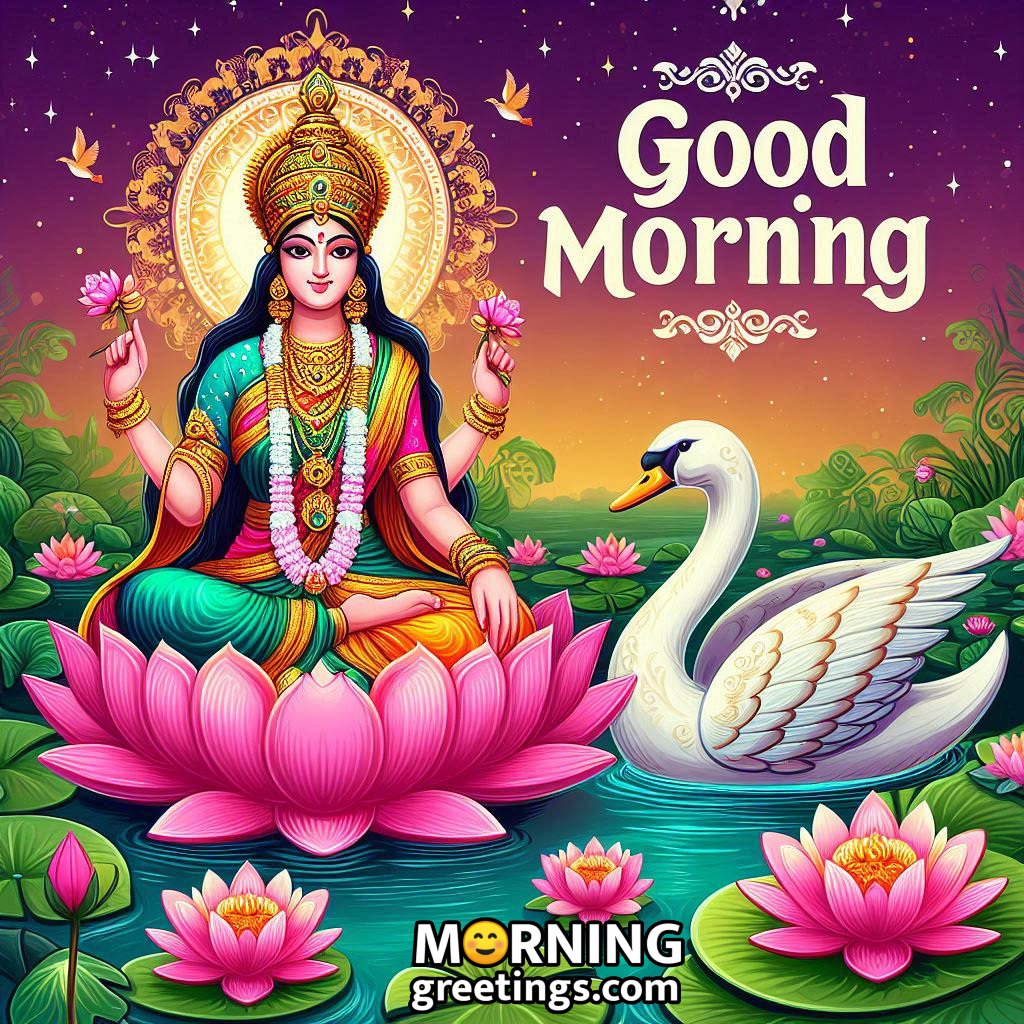 Good Morning Saraswati Blessings
