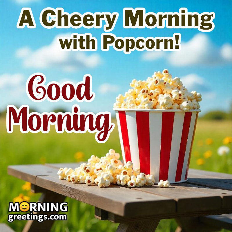 Lovely Morning Popcorn Photo