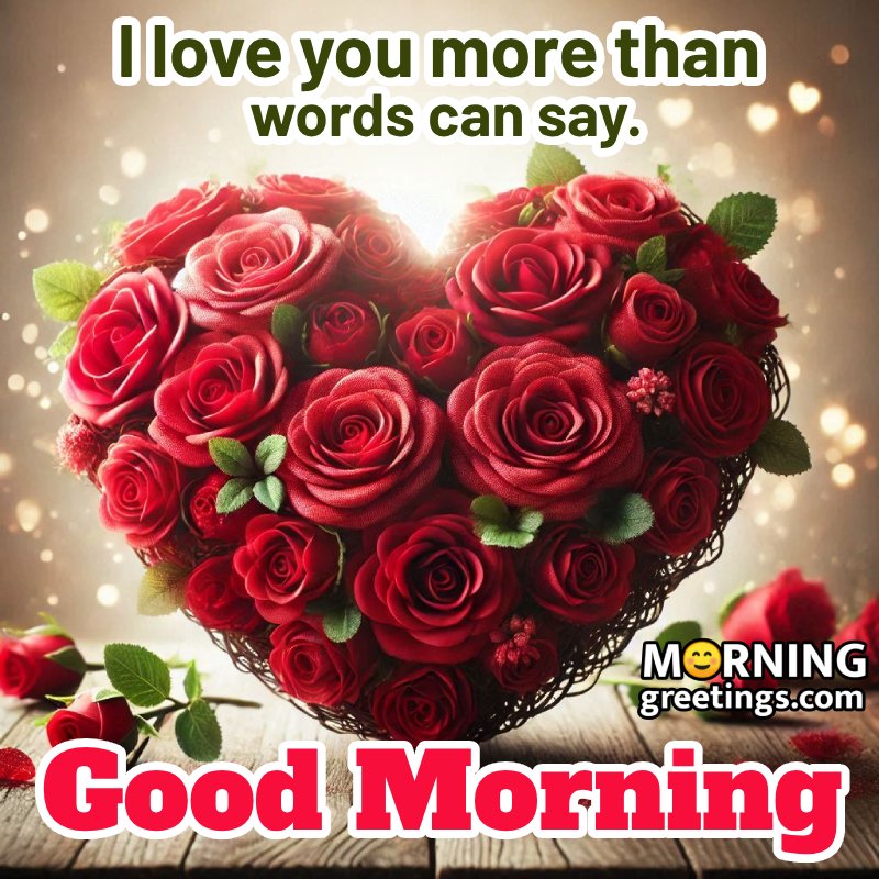 Good Morning I Love You Greetings For Your Lover