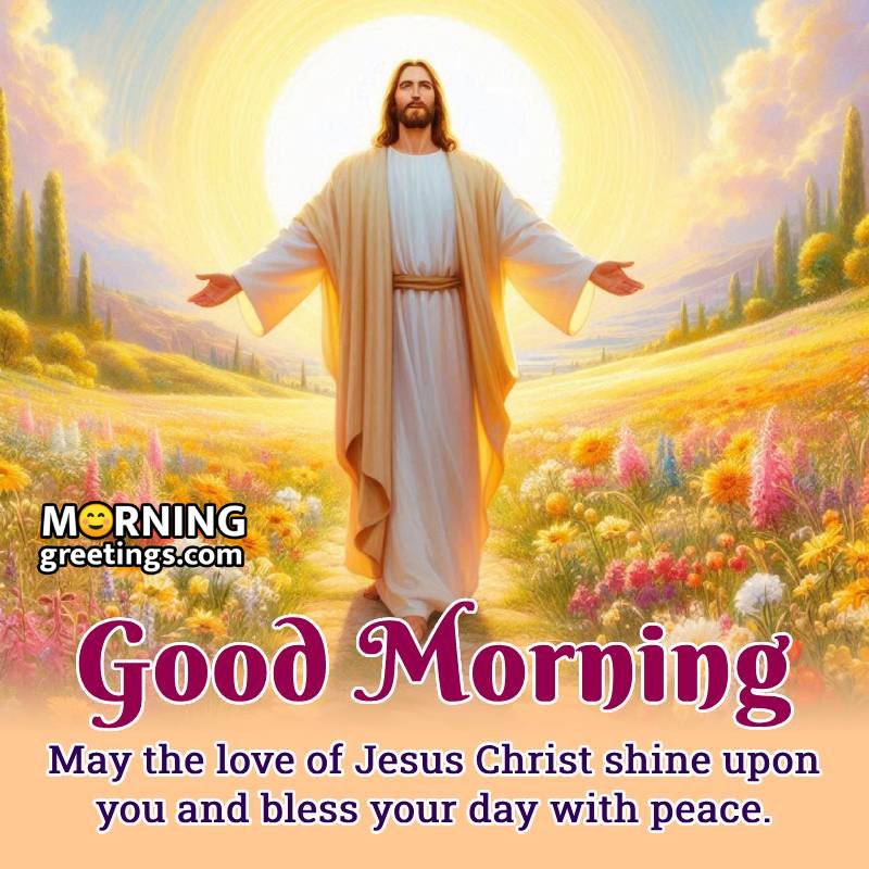 Good Morning Jesus Christ Images