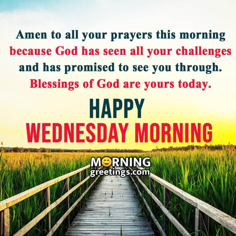 Wednesday Morning Blessings Positive Blessed Wednesday Images Morning Greetings