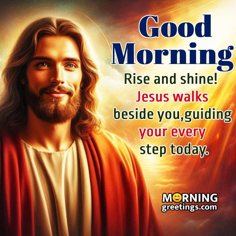 Lovelly Jesus Christ Good Morning Message Pic