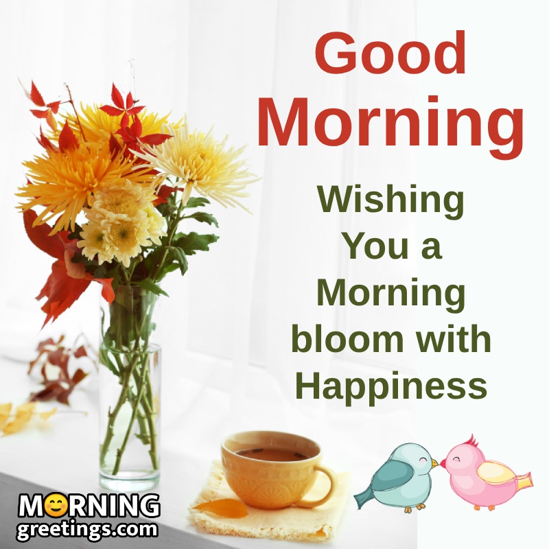 Morning Flowers Best Wishing Picture