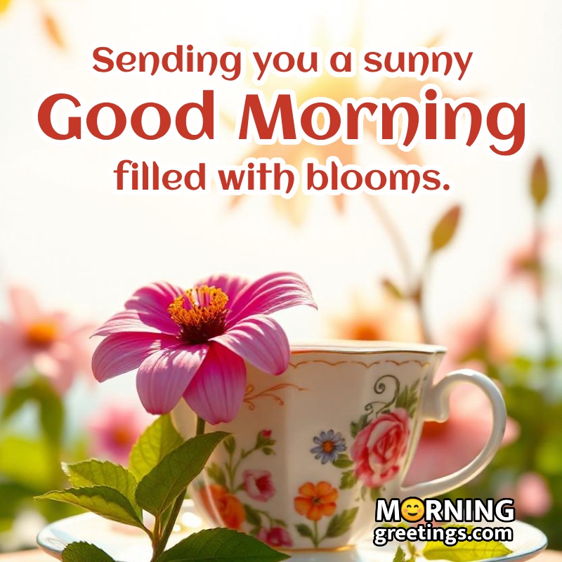 Morning Flowers Fb Status Pic