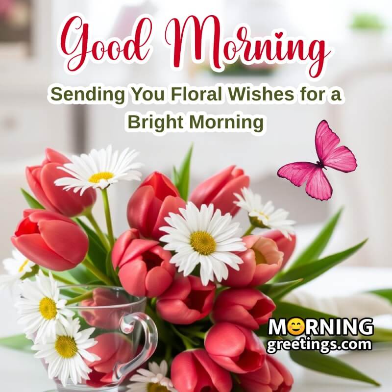 Wonderful Morning Flowers Wish Picture