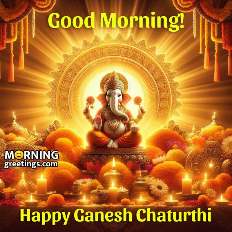 Ganesh Chaturthi Good Morning Fb Status Photo