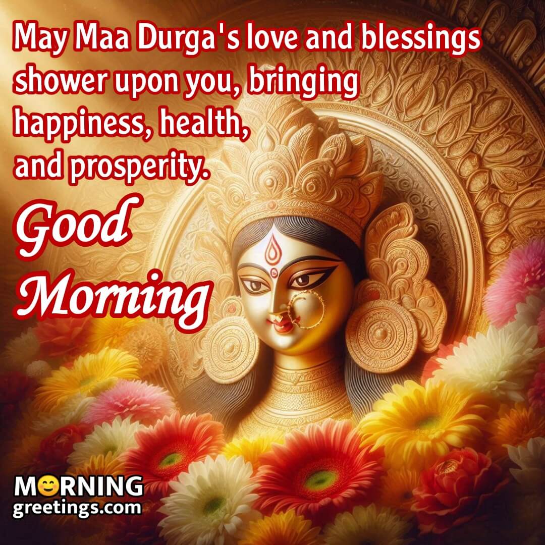 Durga Maa Good Morning Best Message Pic