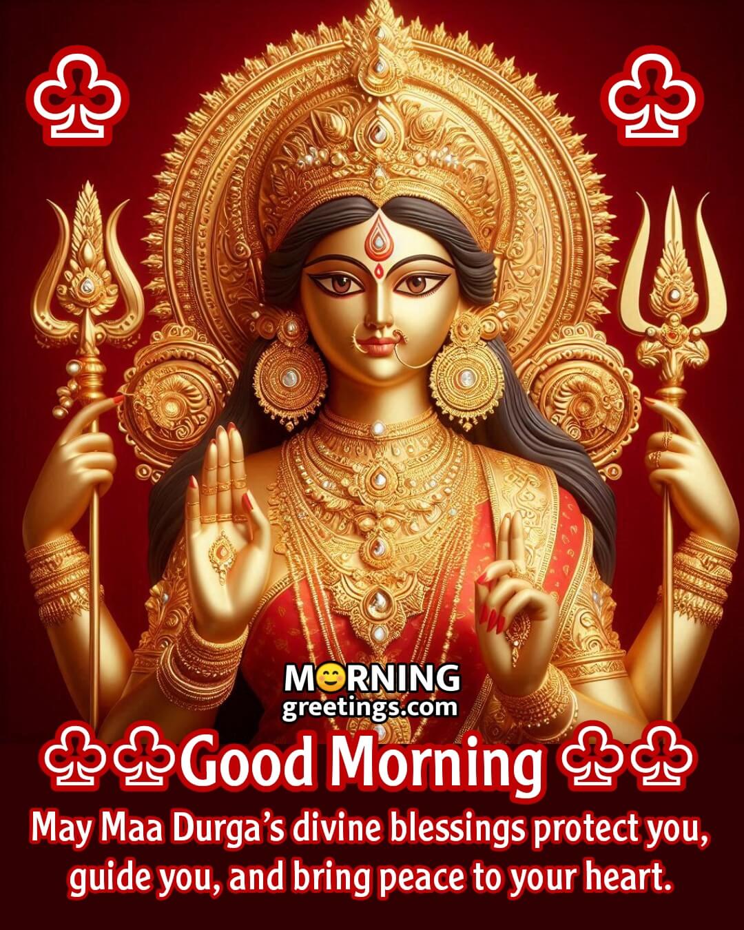 Morning Durga Maa Best Wishing Photo