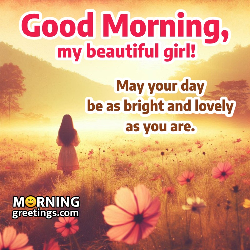 Good Morning Best Daughter Wish Image