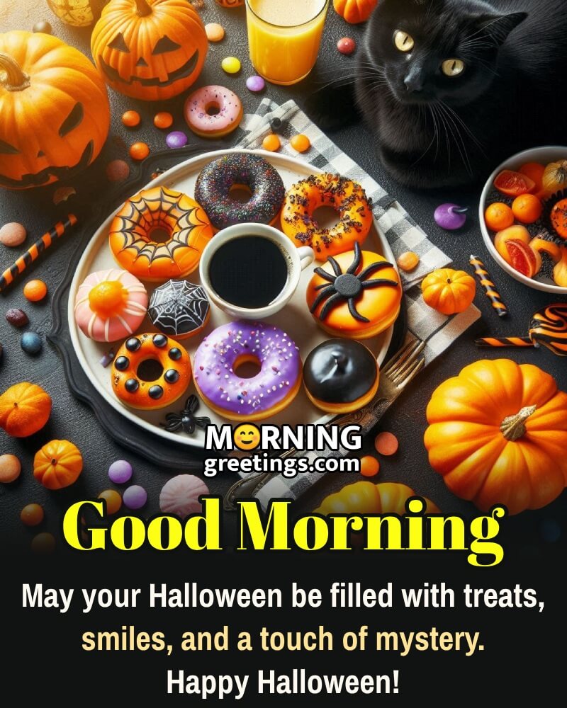 Good Morning Halloween Message Photo