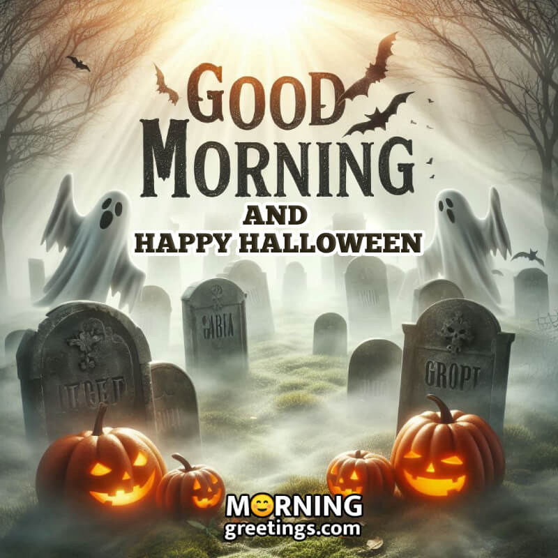 Halloween Good Morning Greeting Picture