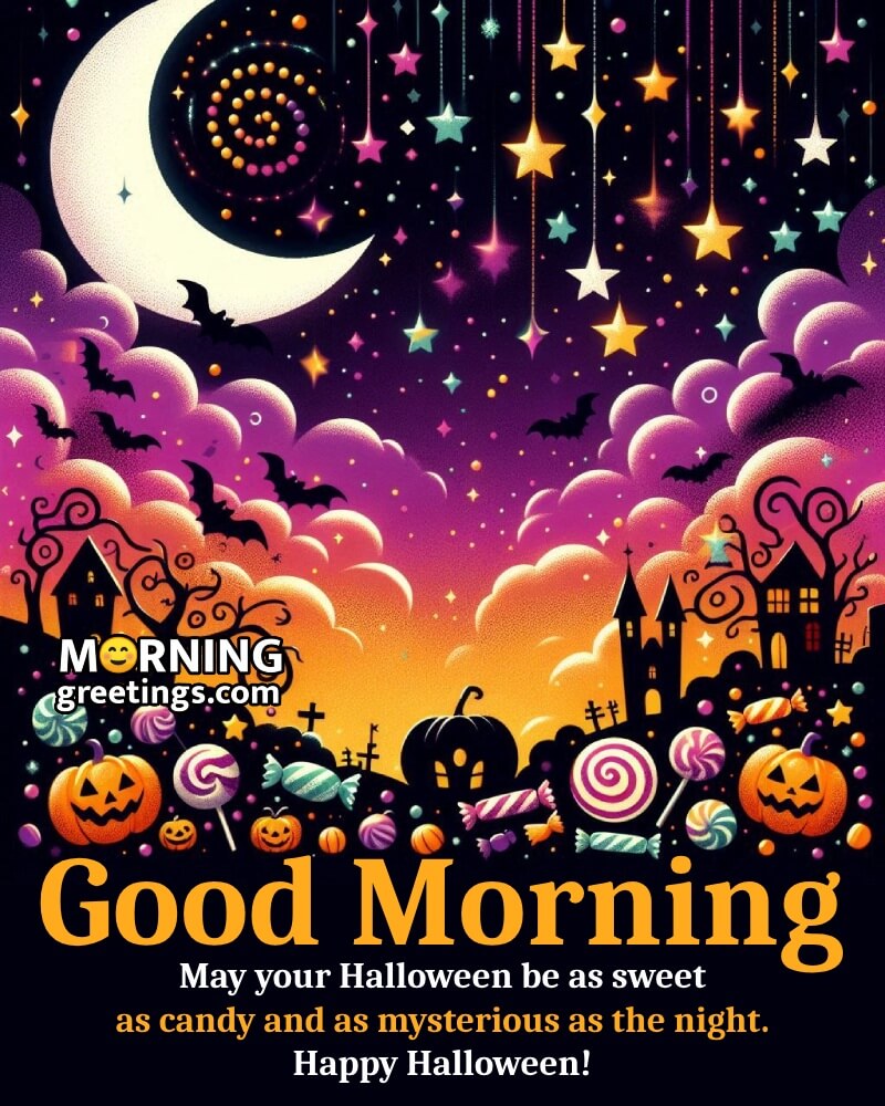 Halloween Good Morning Wishing Picture