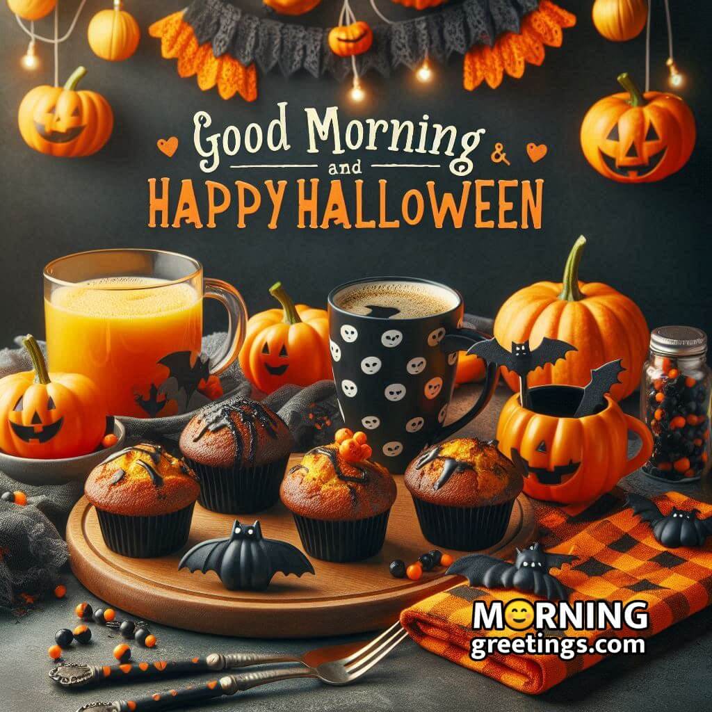 Happy Halloween Good Morning Lovely Pic