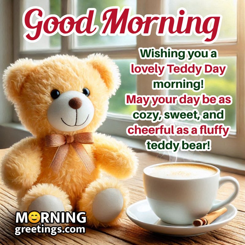 Best Teddy Bear Good Morning Message Picture