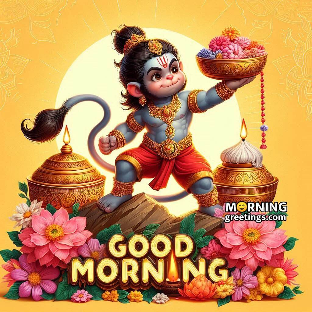 Bal Hanuman Ji Good Morning Pic