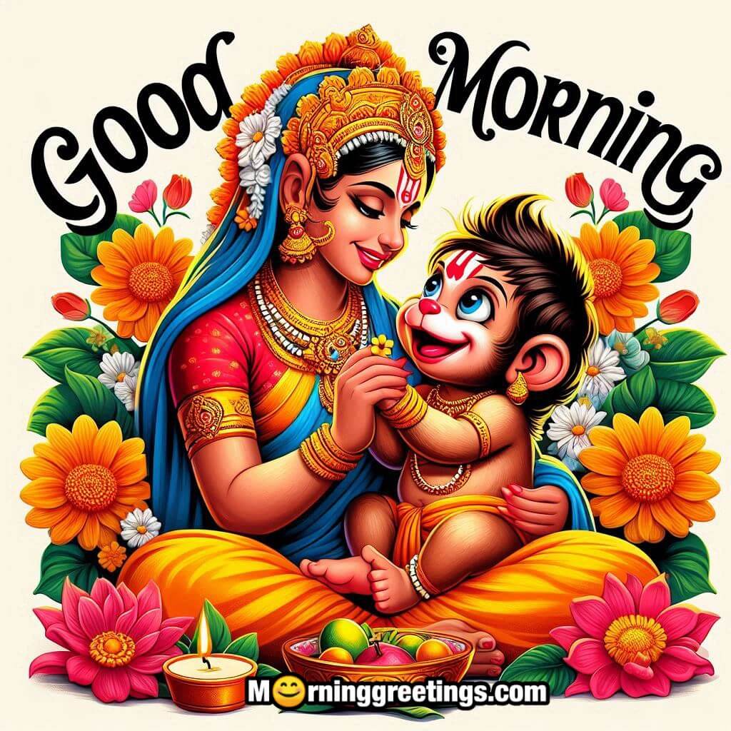 Bal Lord Hanuman Morning Pic