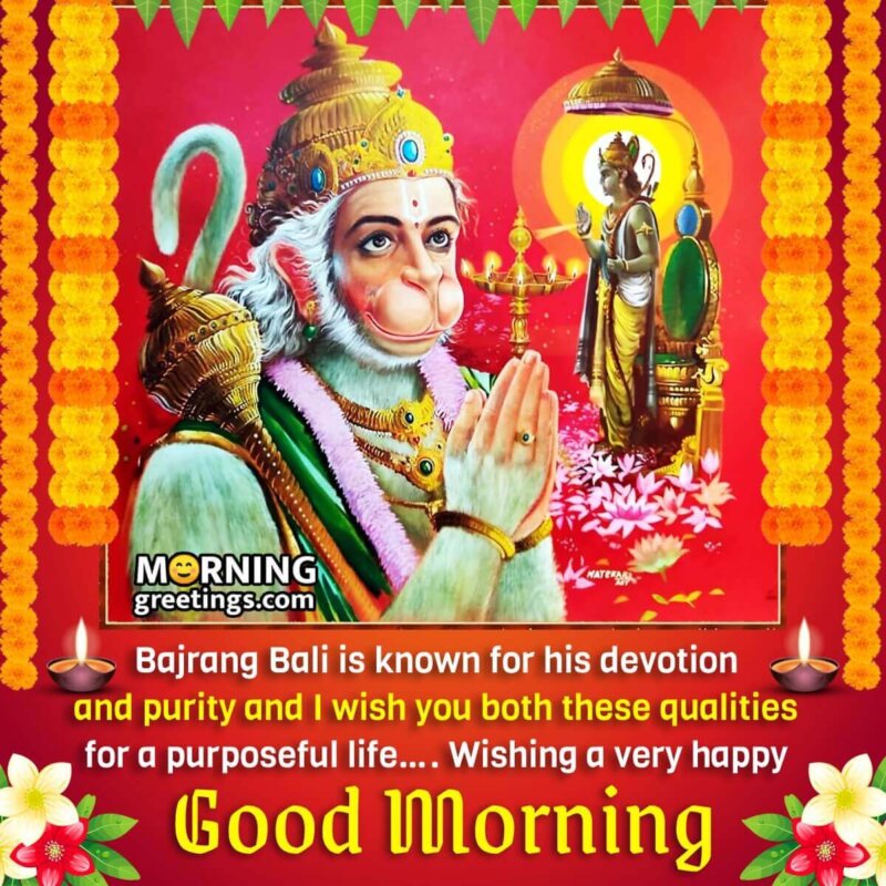 Good Morning Hanuman Photos Morning Greetings Morning Quotes And