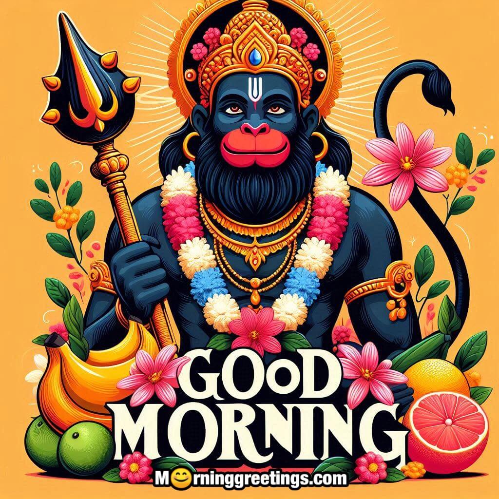 Outstanding Hanuman Ji Good Morning Photo