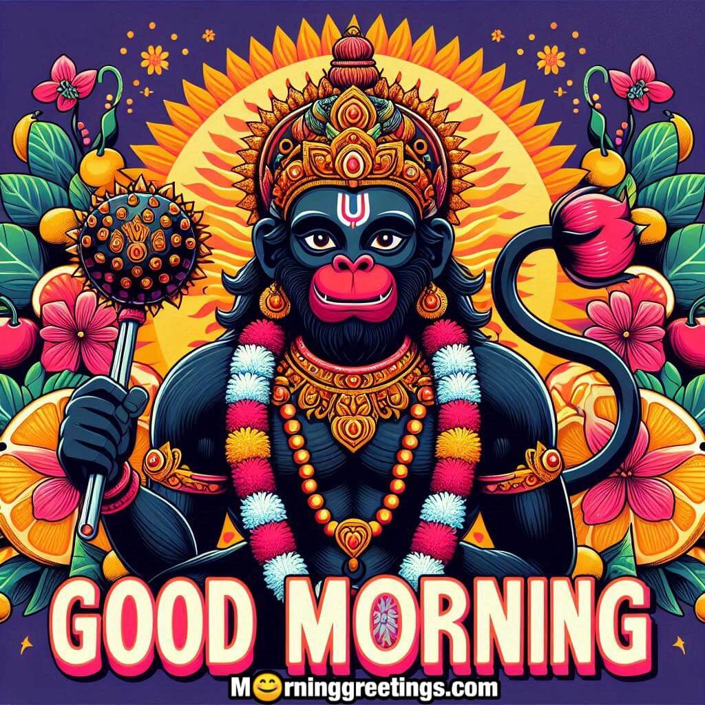 Wonderful Hanuman Ji Good Morning Pic