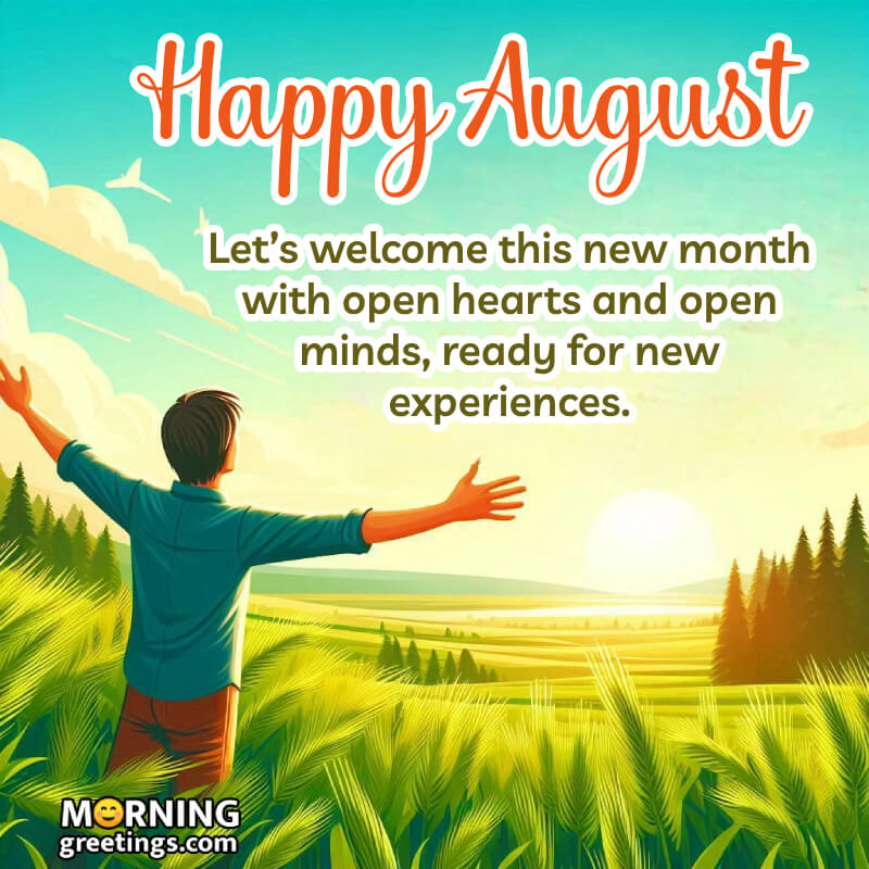 Happy August Best Message Pic