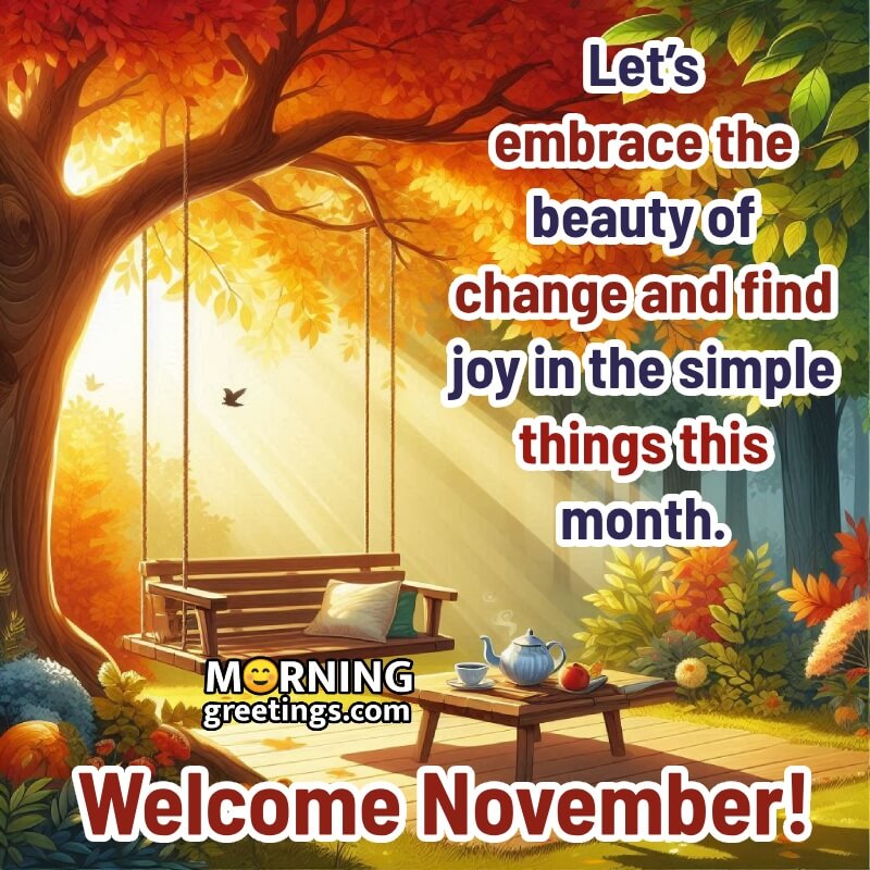 November Morning Quotes & Wishes