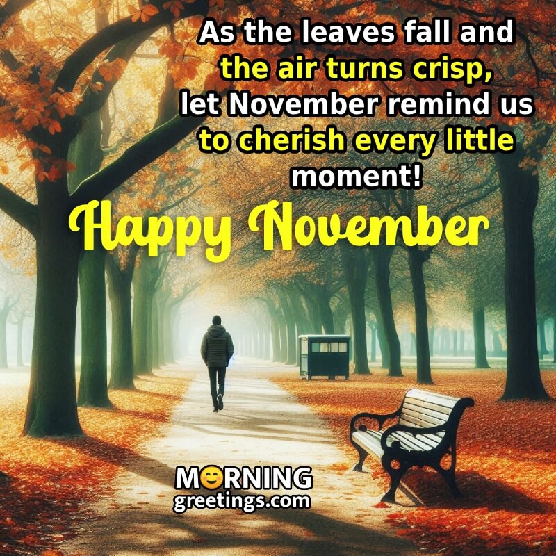 Wonderful Happy November Message Pic